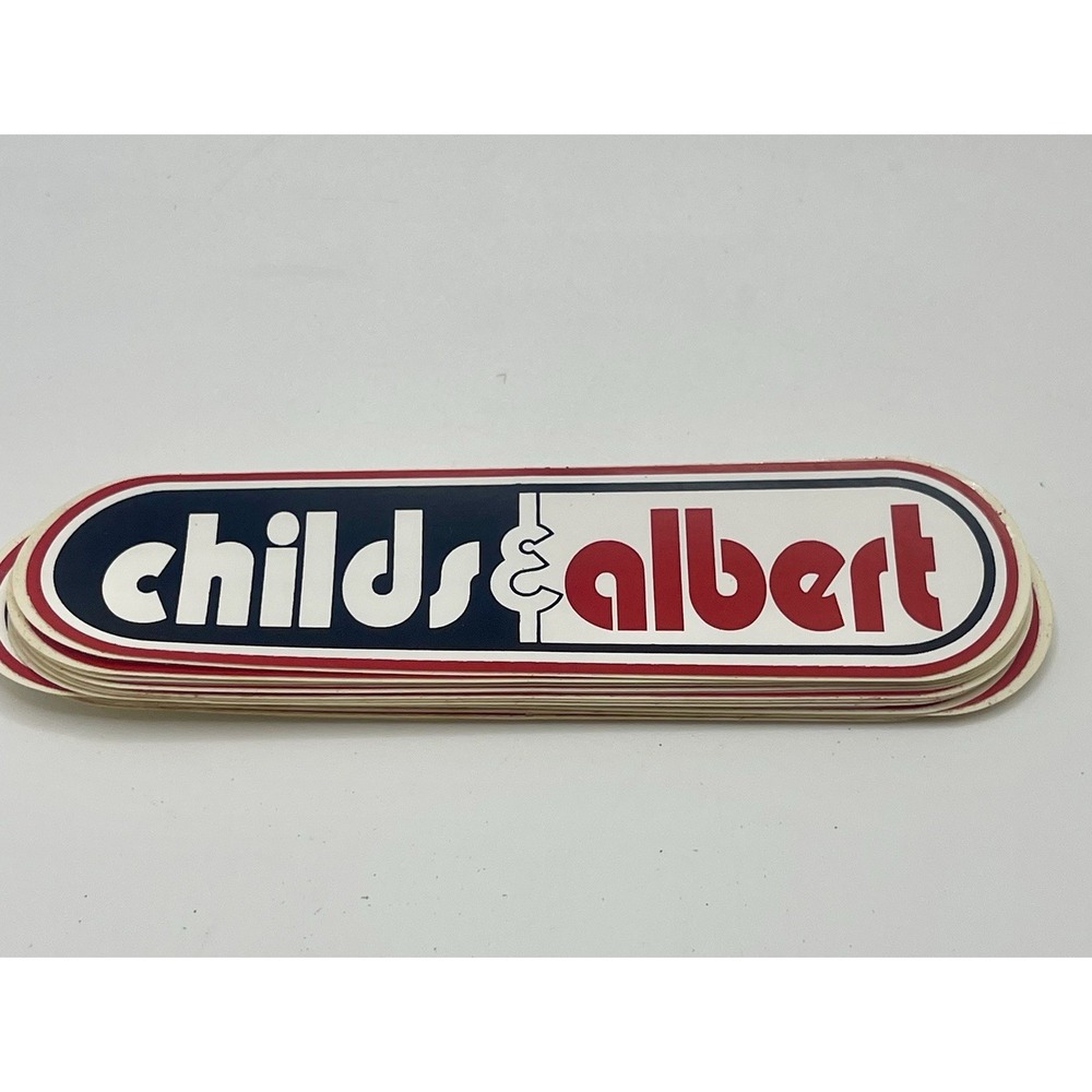 Vintage Childs & Albert Piston Rings Racing Decals Stickers NHRA Nascar Pro